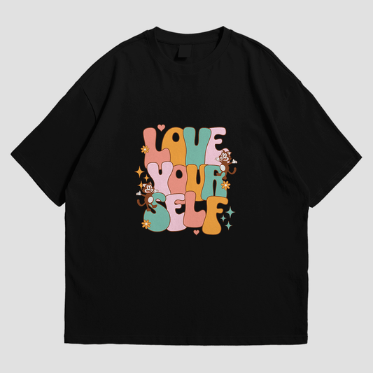 T-Shirt - Love Yourself - T-Shirt | Buy at Uni Wear - XS Black